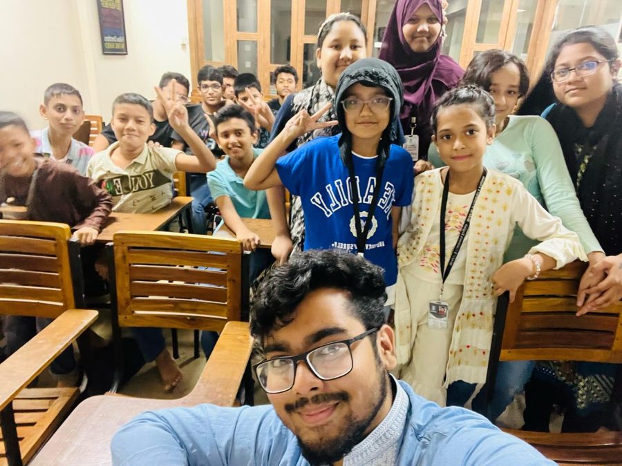 With one of my Advanced Spoken English batches